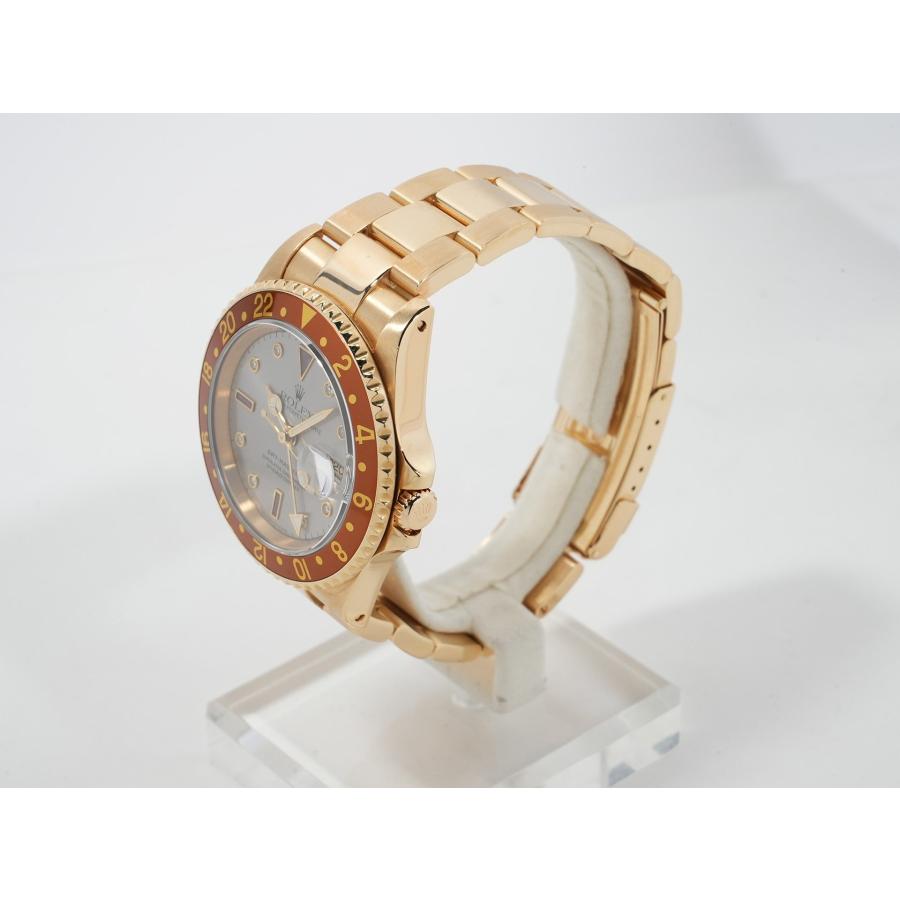 ロレックス GMTマスターII Ref.16718RG イエローゴールド シルバー文字盤 | GMTマスター | 03