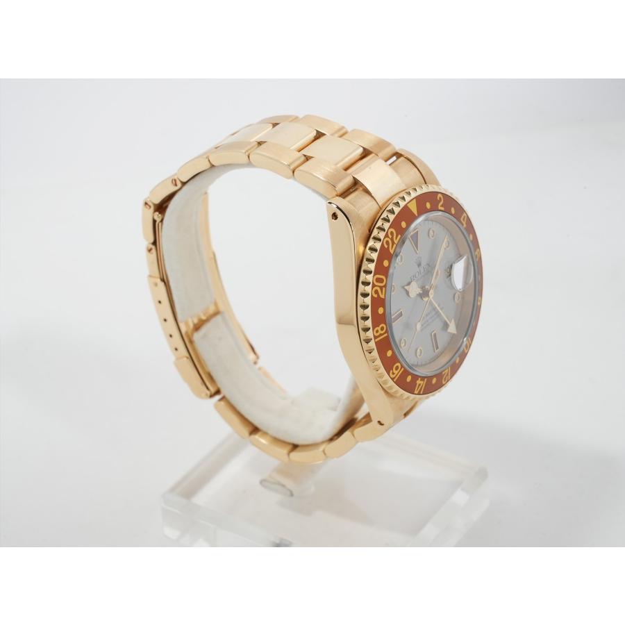 ロレックス GMTマスターII Ref.16718RG イエローゴールド シルバー文字盤 | GMTマスター | 04