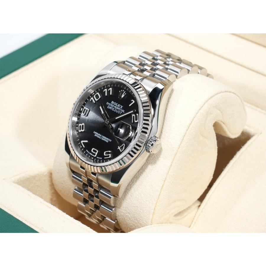 ロレックス デイトジャスト36 Ref.116234 ステンレススチール/ホワイトゴールド ブラックコンセントリック文字盤 ジュビリーブレスレット | デイトジャスト | 03