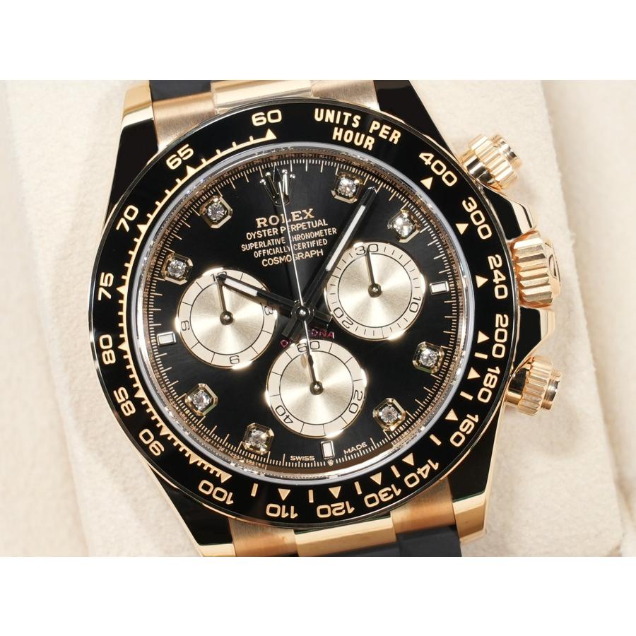 ロレックス デイトナ Ref.126518LN 18KYG ブライトブラックxゴールデンx8Pダイヤ文字盤 | コスモグラフ デイトナ | 02