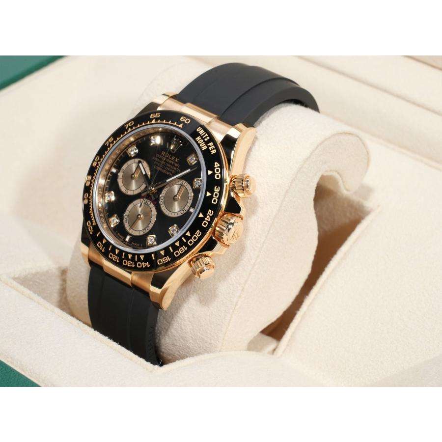 ロレックス デイトナ Ref.126518LN 18KYG ブライトブラックxゴールデンx8Pダイヤ文字盤 | コスモグラフ デイトナ | 03