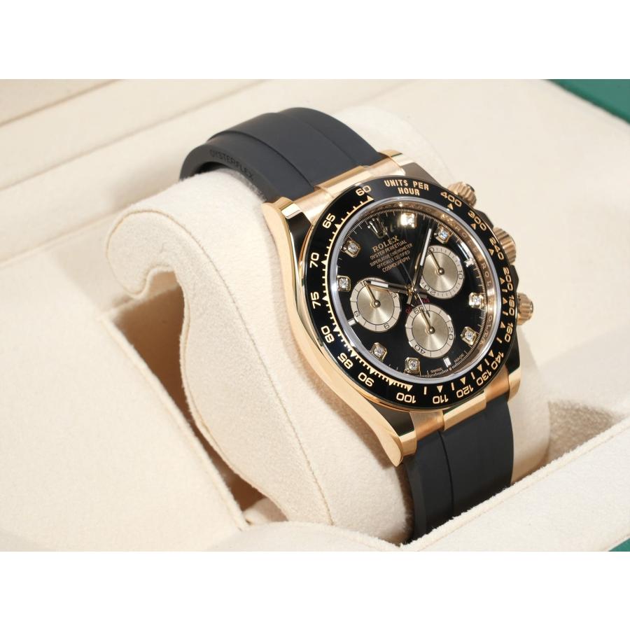 ロレックス デイトナ Ref.126518LN 18KYG ブライトブラックxゴールデンx8Pダイヤ文字盤 | コスモグラフ デイトナ | 04