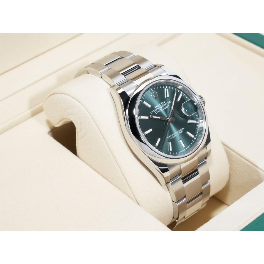 ロレックス デイトジャスト36 Ref.126200 ステンレススチール ミントグリーン文字盤 オイスターブレスレット | デイトジャスト | 04