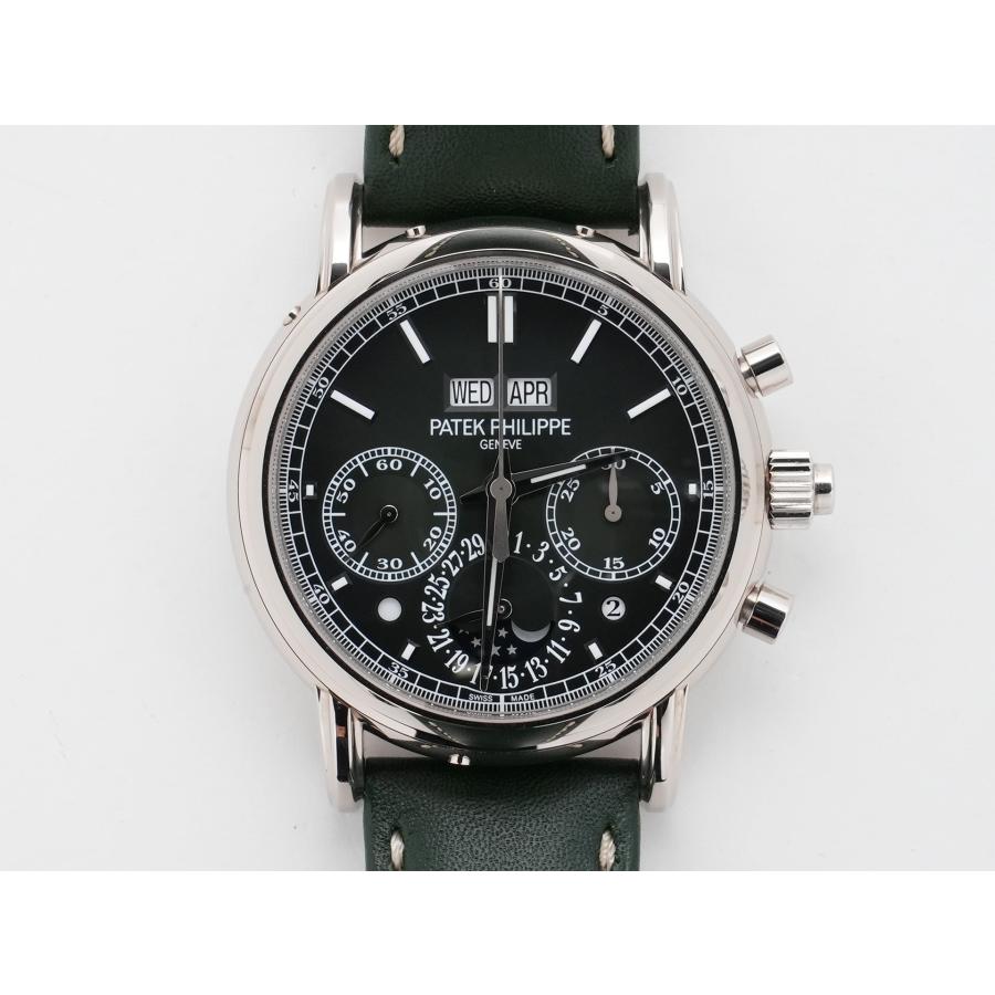 パテックフィリップ パーペチュアルカレンダー スプリットセコンド クロノグラフ Ref.5204G-001 ホワイトゴールド オリーブグリーンソレイユ文字盤 | PATEK PHILIPPE | 01