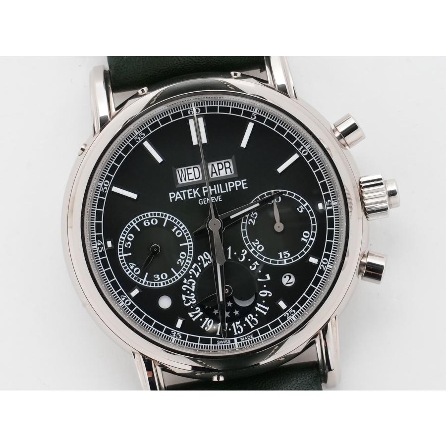 パテックフィリップ パーペチュアルカレンダー スプリットセコンド クロノグラフ Ref.5204G-001 ホワイトゴールド オリーブグリーンソレイユ文字盤 | PATEK PHILIPPE | 02