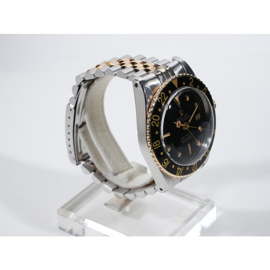 ロレックス GMTマスター Ref.1675/3 SS/YG ブラック文字盤 ジュビリーブレスレット | GMTマスター | 04