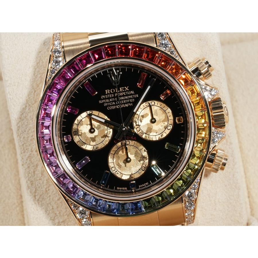 ロレックス デイトナ レインボー Ref.126598RBOW 18KYG ブラック文字盤 | コスモグラフ デイトナ | 02