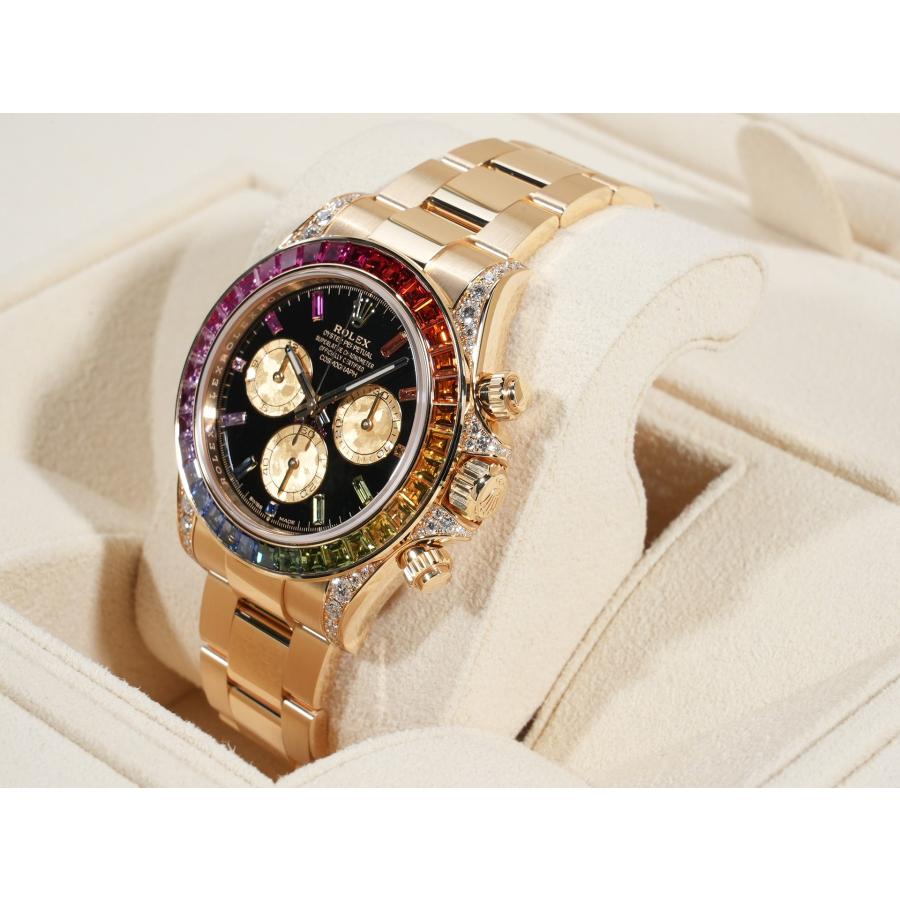 ロレックス デイトナ レインボー Ref.126598RBOW 18KYG ブラック文字盤 | コスモグラフ デイトナ | 03