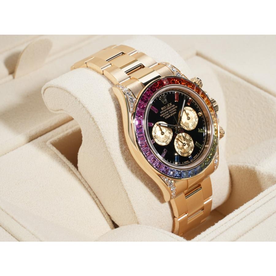 ロレックス デイトナ レインボー Ref.126598RBOW 18KYG ブラック文字盤 | コスモグラフ デイトナ | 04