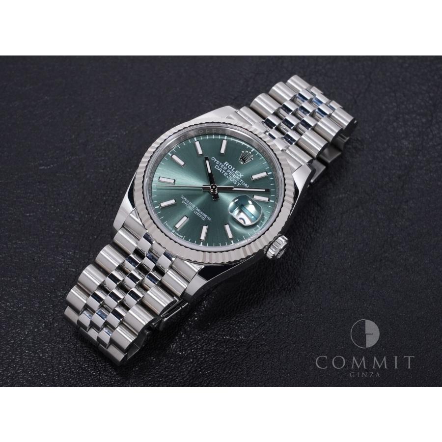 ロレックス デイトジャスト36 Ref.126234 ステンレススチール/ホワイトゴールド ミントグリーン文字盤 ジュビリーブレスレット | デイトジャスト | 10
