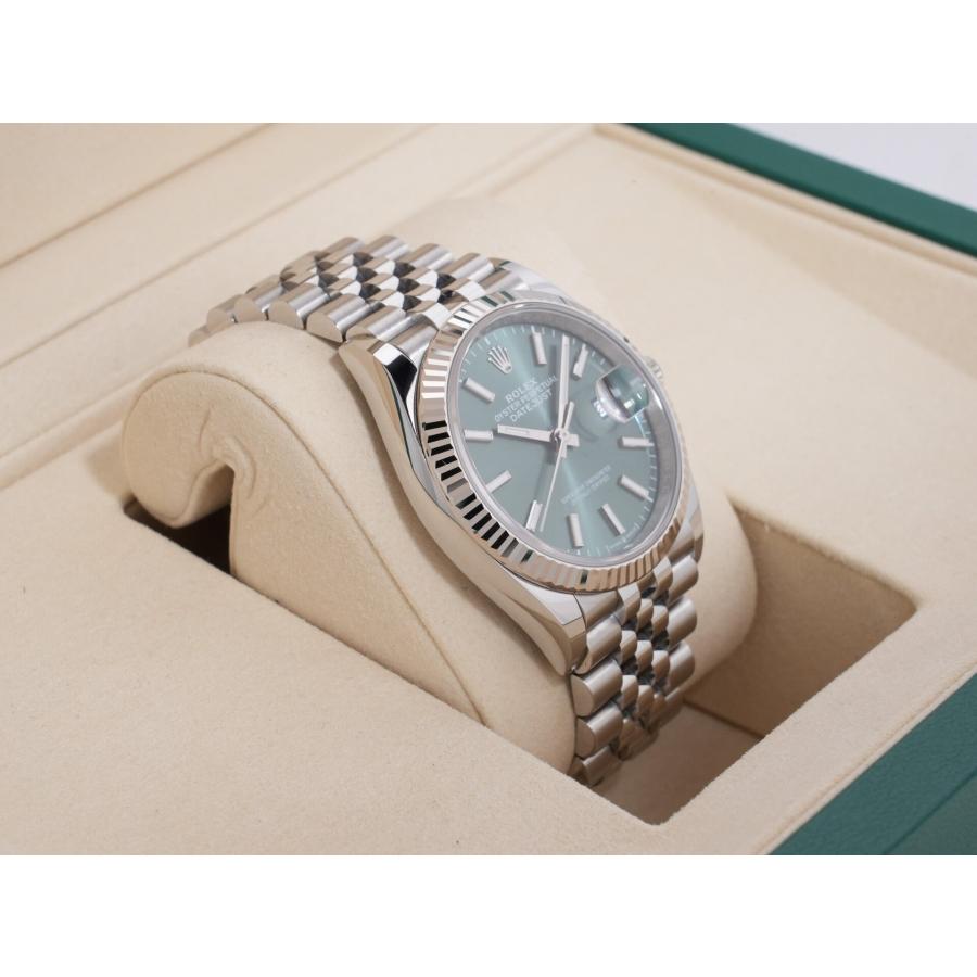 ロレックス デイトジャスト36 Ref.126234 ステンレススチール/ホワイトゴールド ミントグリーン文字盤 ジュビリーブレスレット | デイトジャスト | 04