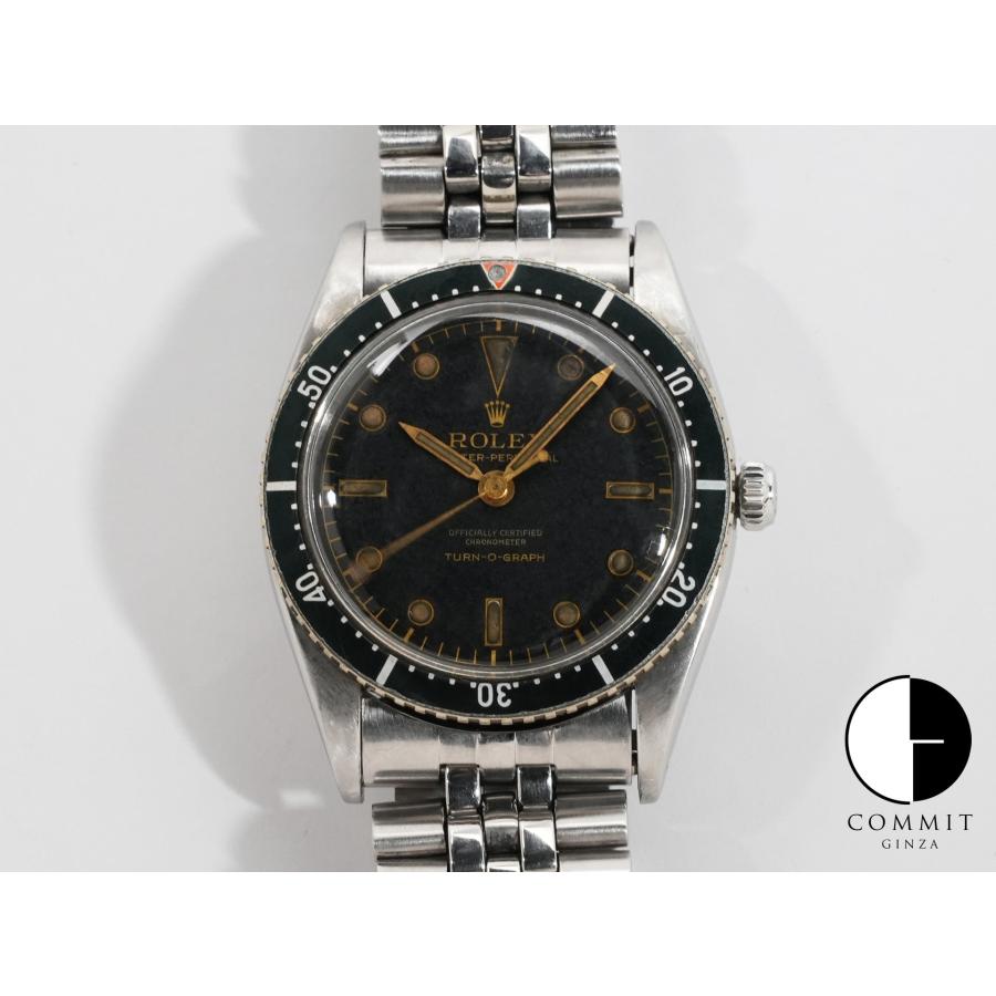 ロレックス ターノグラフ Ref.6202 SS ブラック文字盤 | ROLEX