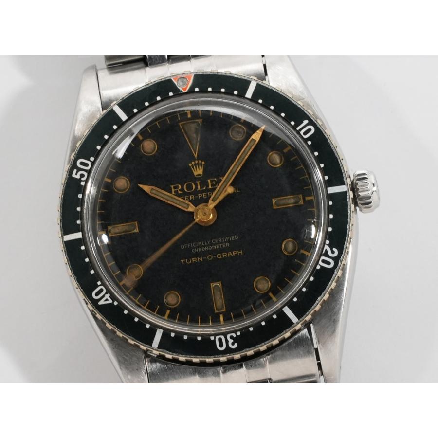 ロレックス ターノグラフ Ref.6202 SS ブラック文字盤 | ROLEX | 02
