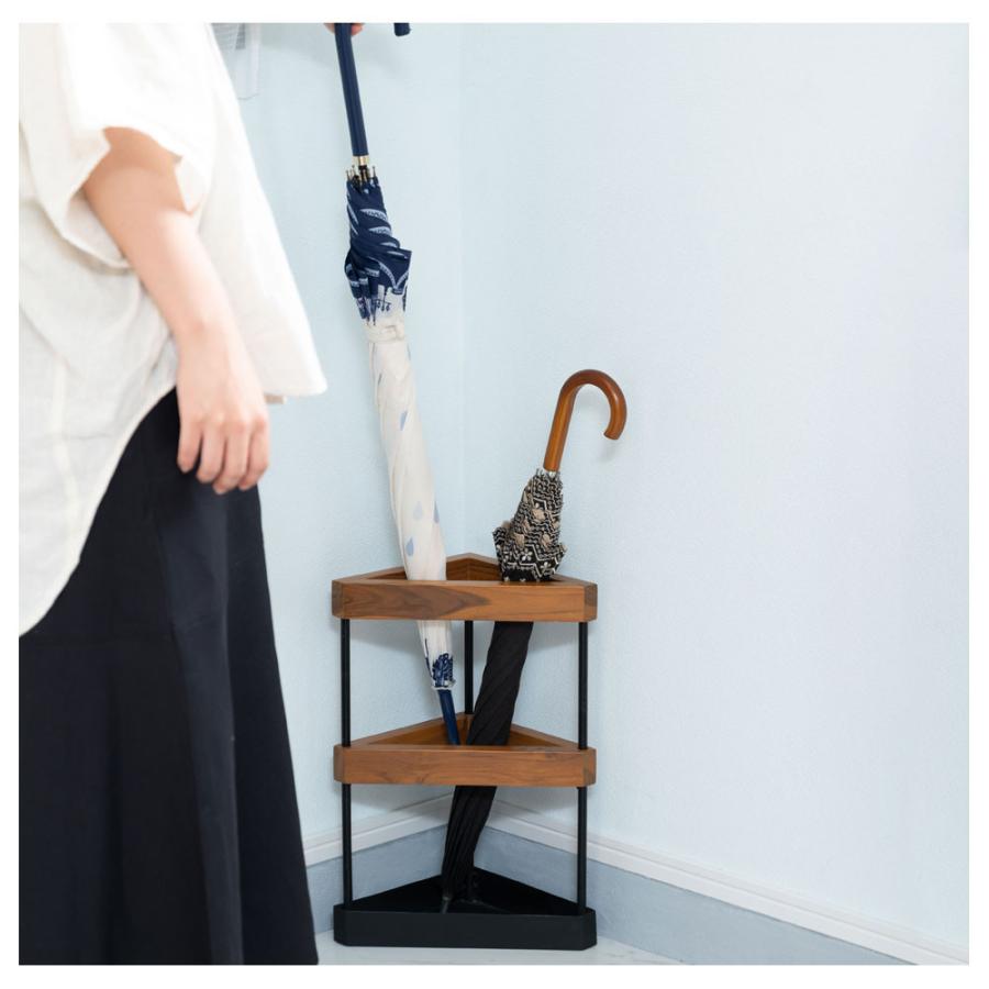 東谷 傘立て 木製 アイアン ディスプレイ 屋内 屋外 アンブレラ