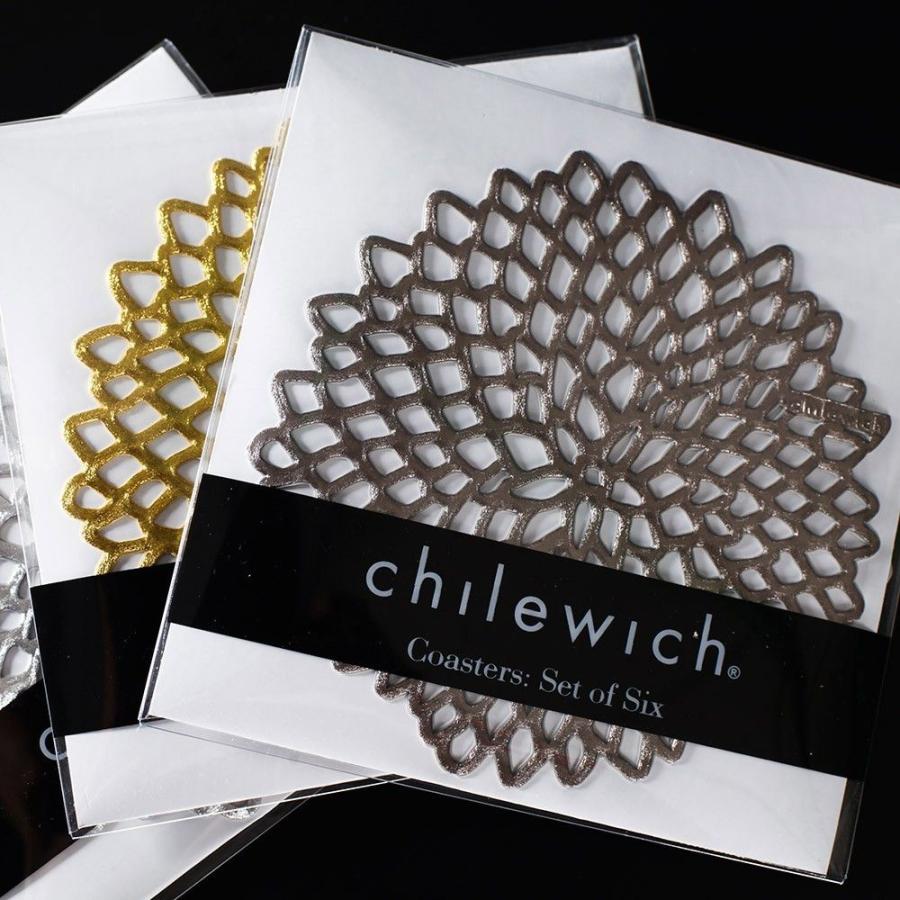 chilewich DAHLIA (チルウィッチ ダリア) コースター 6枚セット テーブル 北欧 カフェ 撥水 洗える 正規品