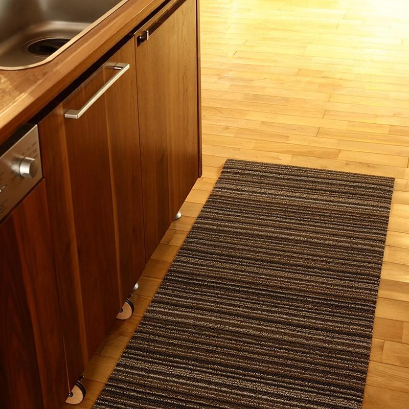 chilewich チルウィッチ ランナー フロアマット キッチンマット バスマット Shag Skinny Stripe/シャグ スキニーストライプ(14575円)