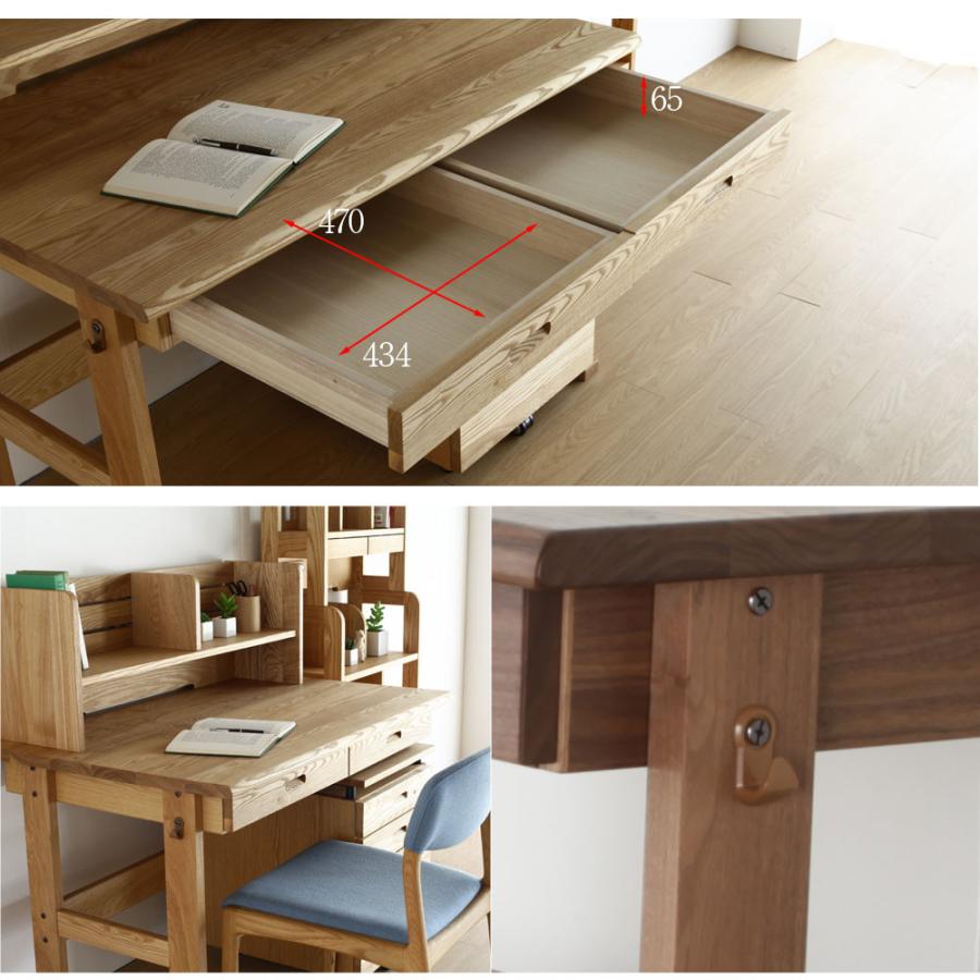 Fine デスク ブックスタンド サイドワゴン 幅 110cm ファイン 奥行