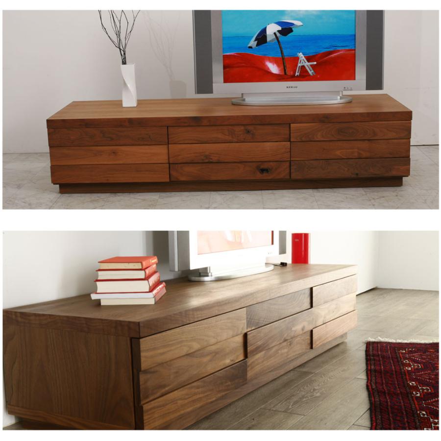 野中木工所 Crater テレビボード ロータイプ 完成品 120cm 160cm 180cm