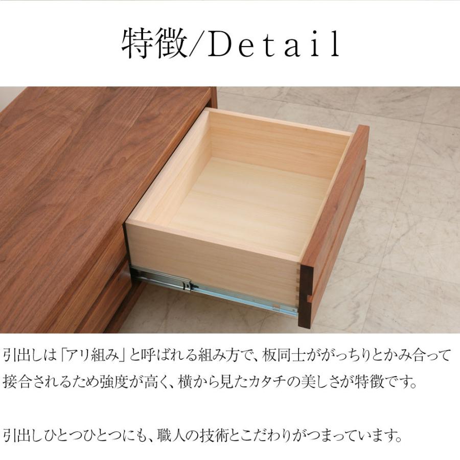 野中木工所 テレビボード 幅 160cm ローボード TVボード テレビ