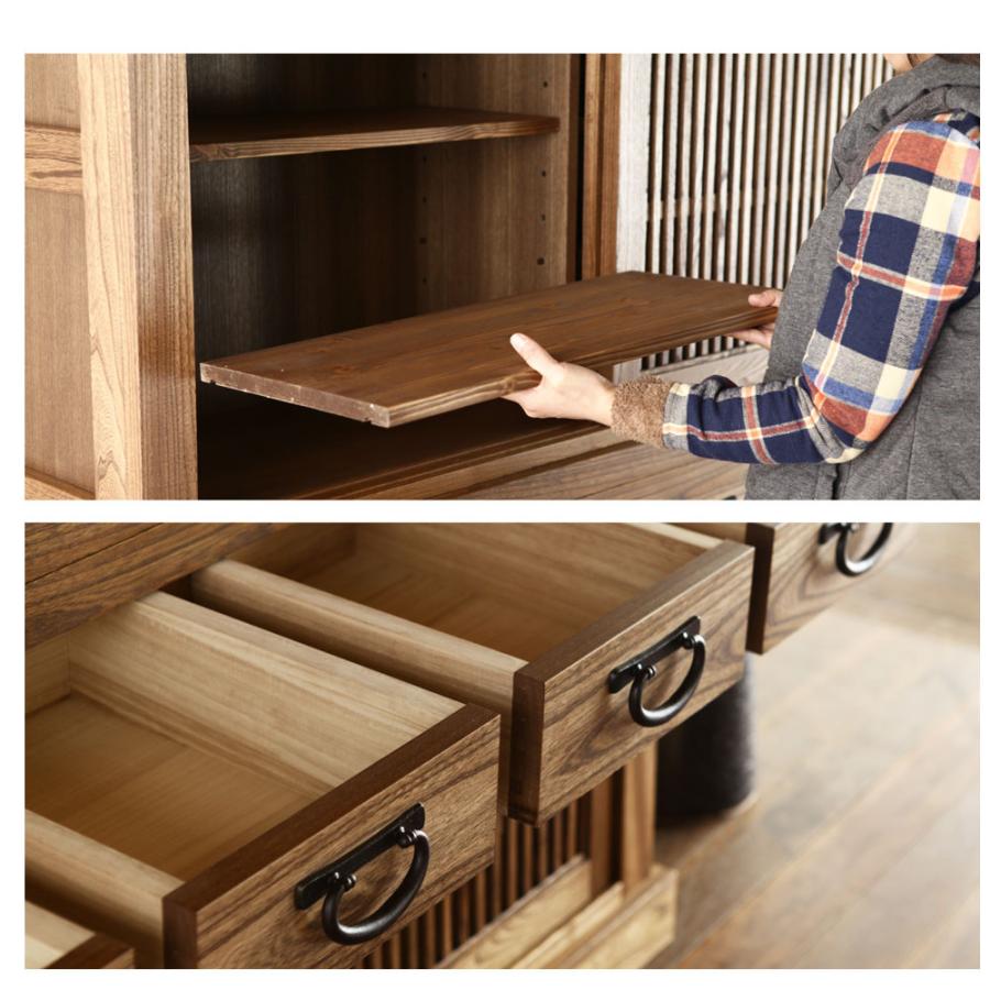 【取引中】家具セット 野中木工所 大江戸 水屋 戸袋無し 下段 引き出し 和家具 カップボード