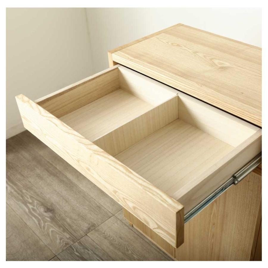 野中木工所 ファイン2 コンパクト収納 キャビネット 幅 60cm リビング