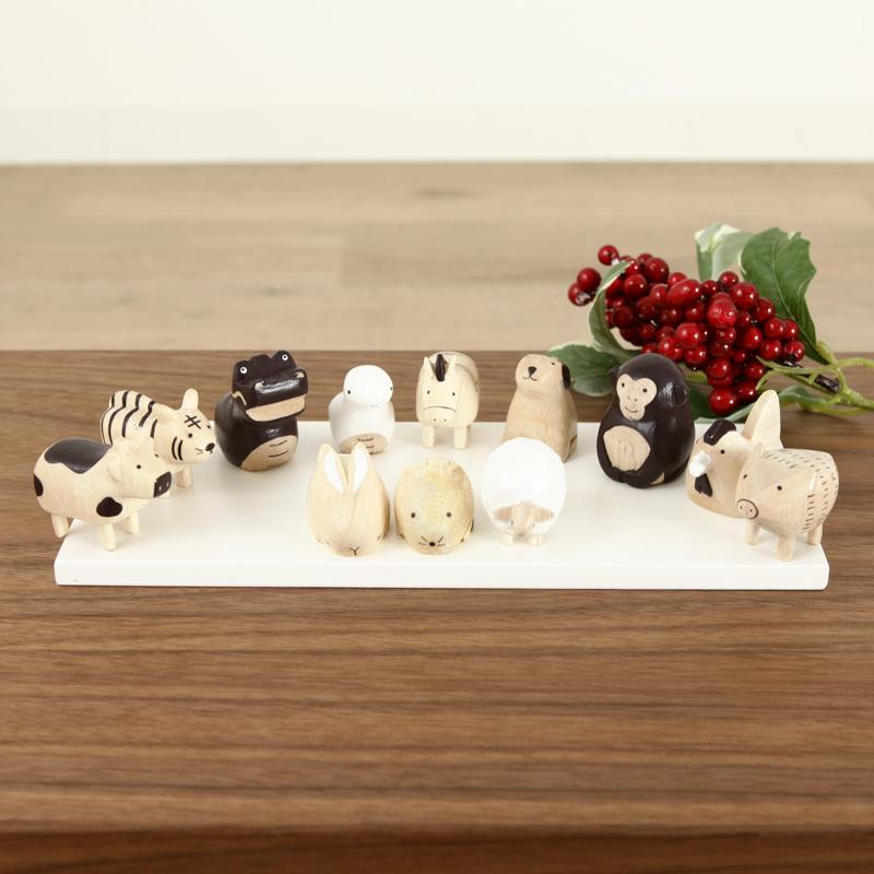 ぽれぽれ/porepore/干支セット/木彫り/小物/職人/温かみ/赤ちゃん/天然