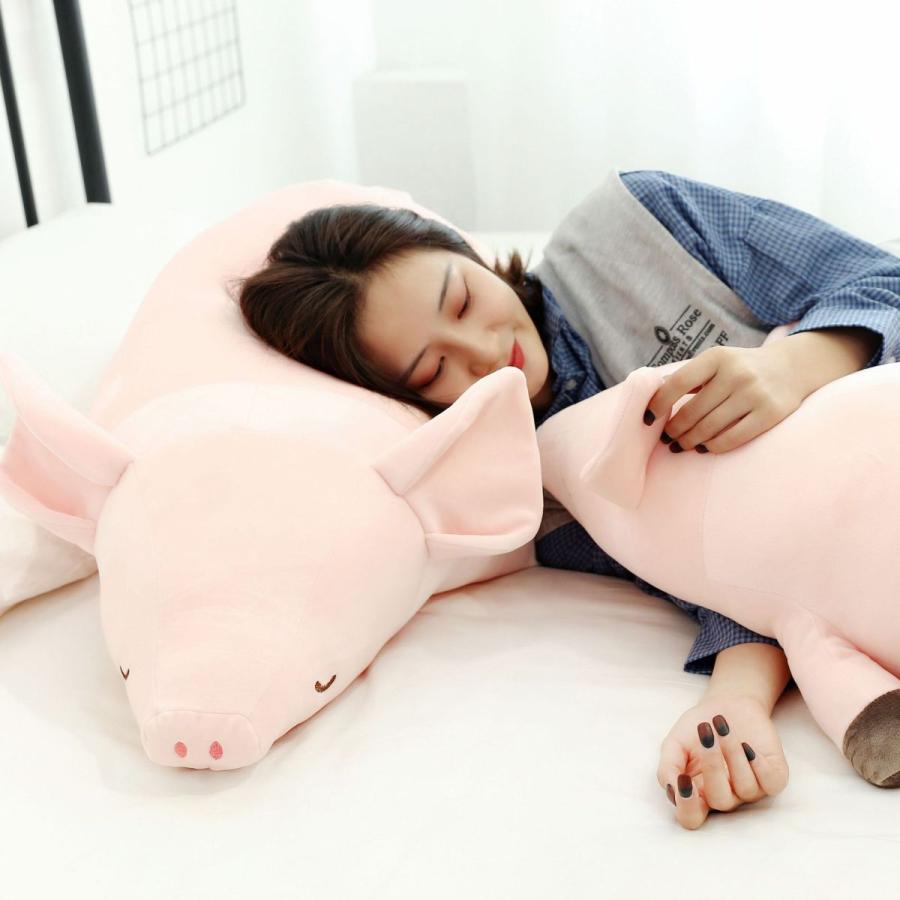 送料無料 ぬいぐるみ 抱き枕 子供 おもちゃ 豚 ぶた 動物 可愛い ふわふわで癒される 柔らか 心地いい お誕生日 プレゼント ギフト ピンク Stzy631 百貨ストア 通販 Yahoo ショッピング