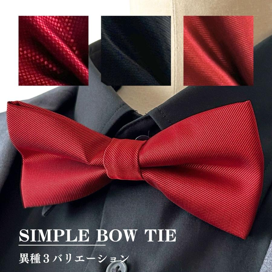 haoa 蝶ネクタイ メンズ フック式 ワンタッチ bow tie ボウタイ