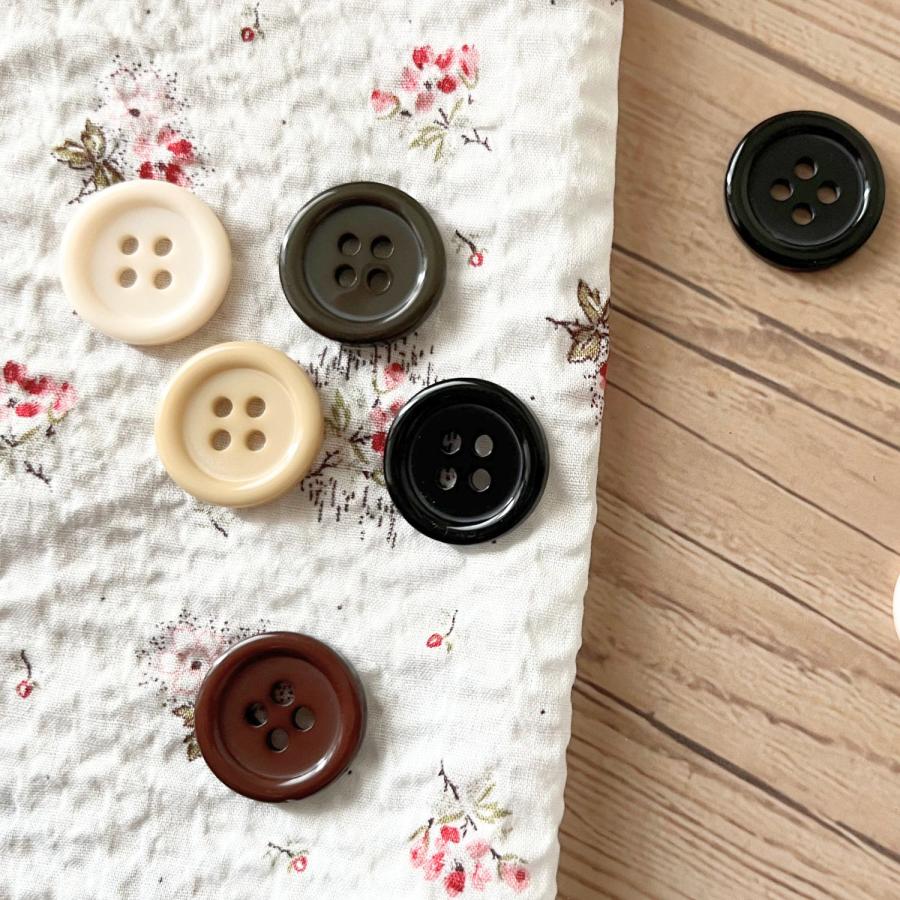 haoa ボタン 1個 単品 バラ売り 直径25mm 23mm 20mm 18mm 15mm4つ穴