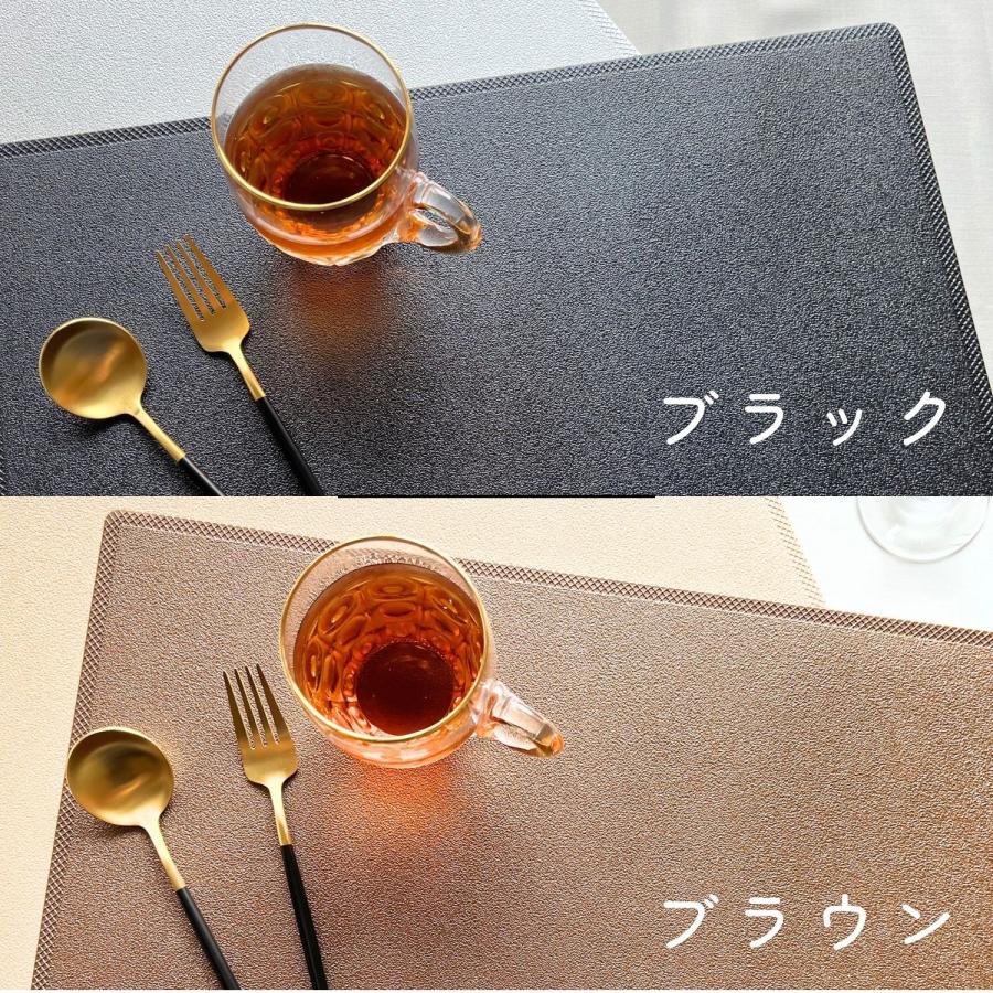 ランチョンマット 4枚セット テーブルマット 防水 汚れにくい PVC お