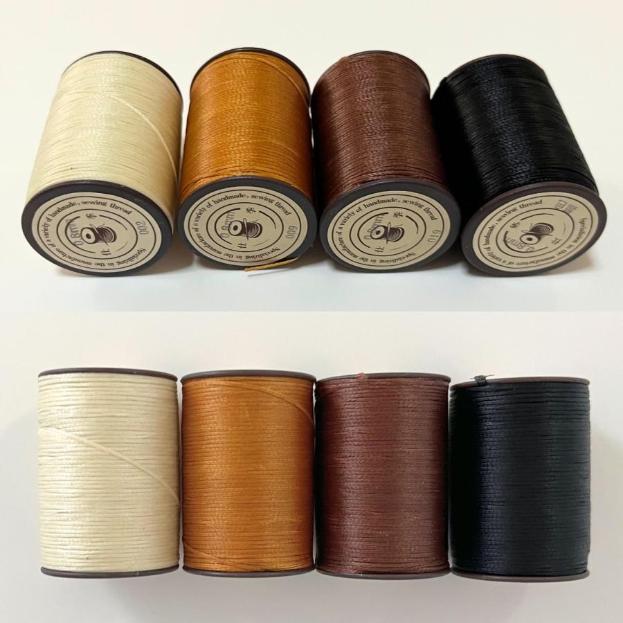 レザークラフト 手縫糸 100m 糸 haoa ロウビキ糸 蝋引き糸 ロウ引き糸