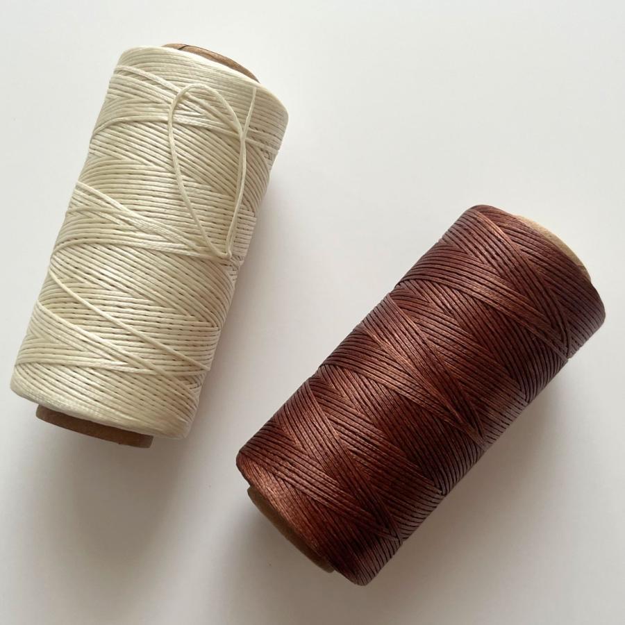 haoa レザークラフト 手縫糸 260m 糸 ロウビキ糸 蝋引き糸 ロウ引き糸