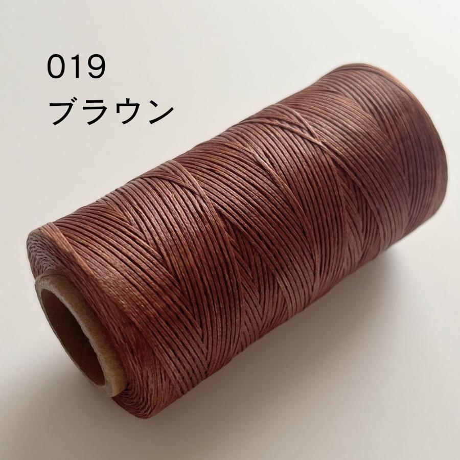 haoa レザークラフト 手縫糸 260m 糸 ロウビキ糸 蝋引き糸 ロウ引き糸