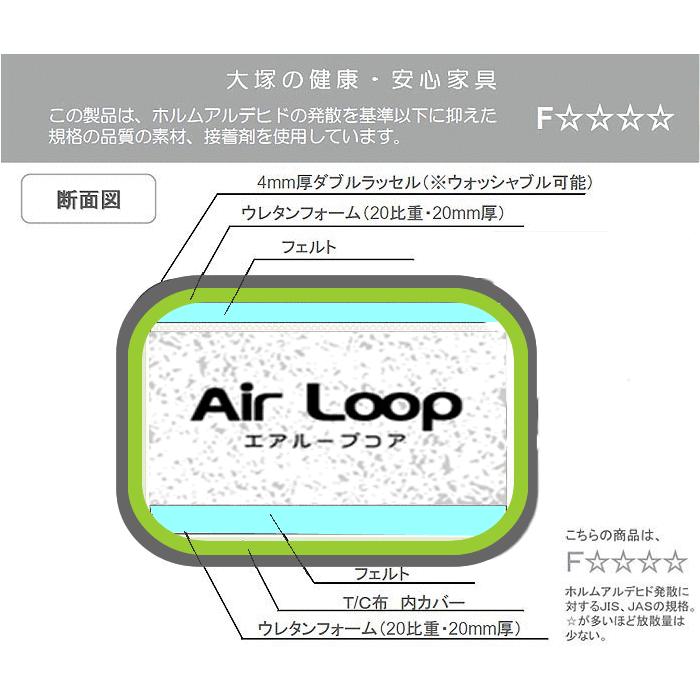 エアループ　クレイ（AirloopCray）　ダブル　マットレス　ウィドゥスタイル　旧大塚家具製造　 | Air Loop | 01