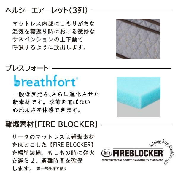 Serta（サータ） サータライトブリーズ5.8BOX-T SD（セミダブル）3