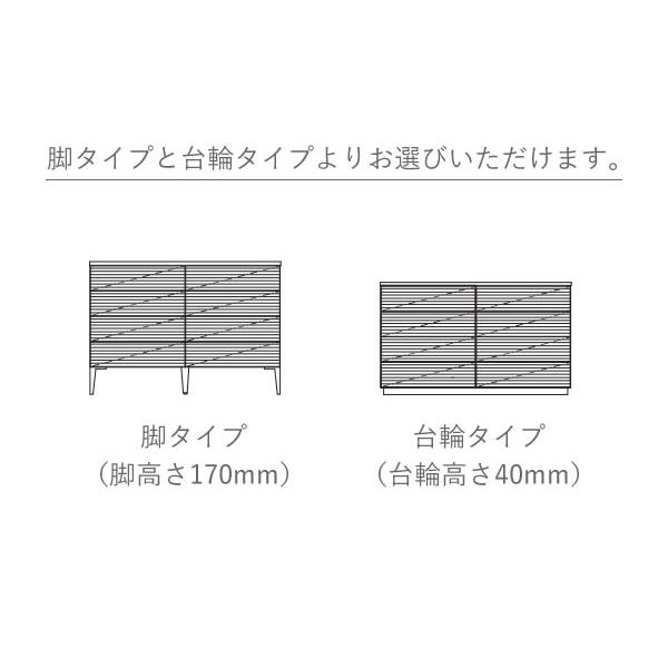 CLASSE リップル 120ドロワー レグナテック 素材・脚タイプ選択 120cm