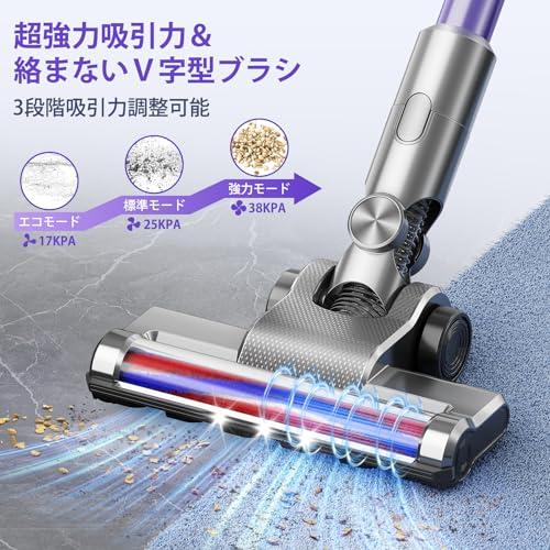 掃除機 コードレス2024革新モデル!45Kpa超強力吸引&ホコリ自動 掃除機 コードレス2024革新モデル!45Kpa超強力吸引&ホコリ自動
