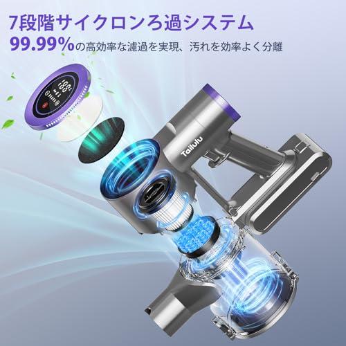 掃除機 コードレス2024革新モデル!45Kpa超強力吸引&ホコリ自動 掃除機 コードレス2024革新モデル!45Kpa超強力吸引&ホコリ自動