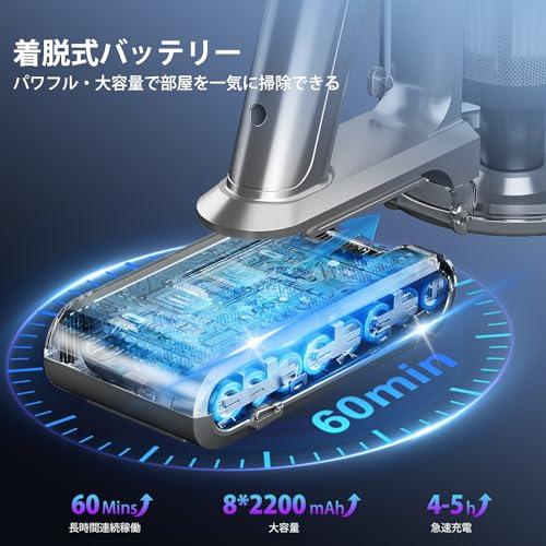 掃除機 コードレス2024革新モデル!45Kpa超強力吸引&ホコリ自動 掃除機 コードレス2024革新モデル!45Kpa超強力吸引&ホコリ自動