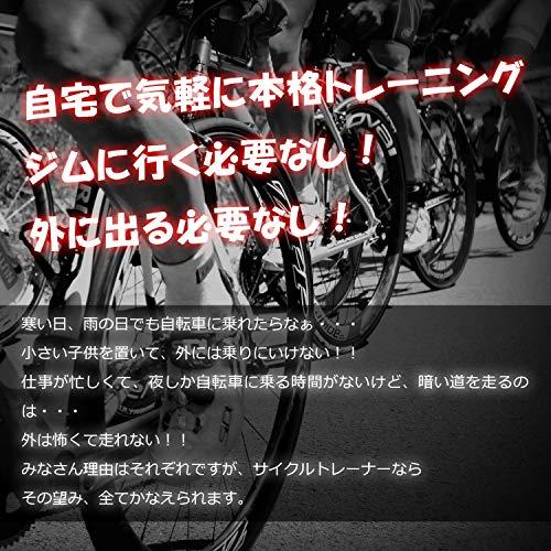 3本ローラー 自転車 ロードバイク ローラー台 サイクルトレーナー 折りたたみ式 10段階調整可 乗降用ステップ付き 日本語取扱説明書付き（GT-03）_1