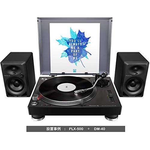 Pioneer DJ PLX-500-K ダイレクト ドライブターンテーブル 高品位なアナログレコードサウンドでDJプレイが可能な