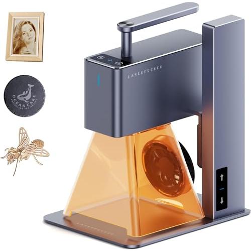 レーザー彫刻機,LaserPecker2 小型レーザー刻印機 0.05mm高精度