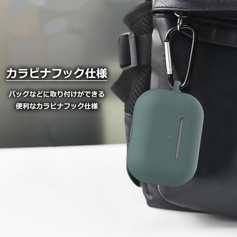 Air Pods Pro 第2世代 ケース カラビナ付き シリコン ソフト カバー エアーポッズプロ2 ケース AirPods Pro 2 カラフル 保護カバー AirPodsPro2 第二世代｜como-nomo｜05