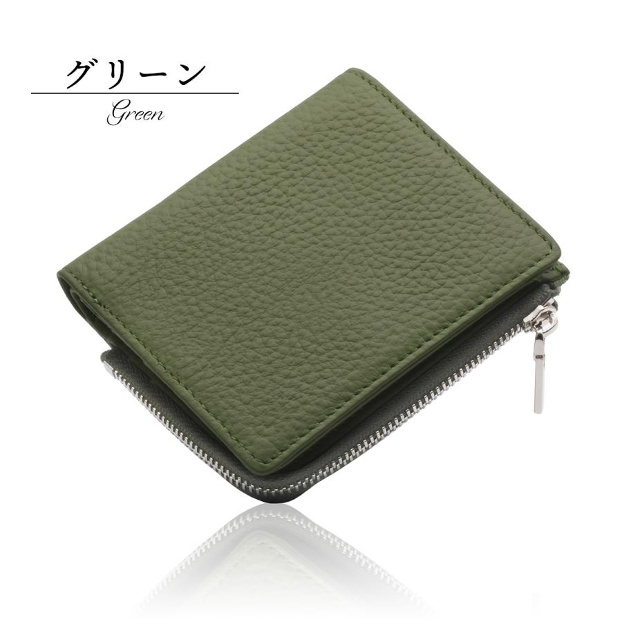 レディース 財布 二つ折り 薄型 本革 シボ レザー 札入れ L字 レディース 財布 二つ折り 薄型 本革 シボ レザー 札入れ L字