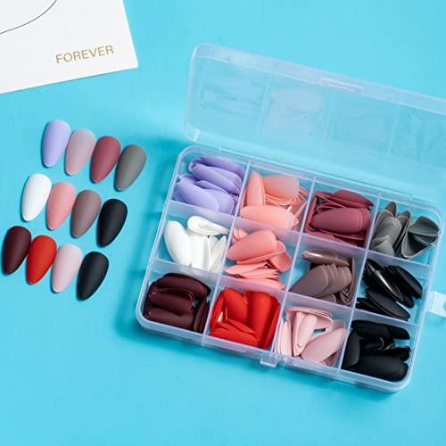 Colorbird ネイルチップ ショート 12色 ケース付 黒 ピンク 青 シンプル おしゃれ ポイントsマット Ds 0bkvrq4nb Comoすとあ 通販 Yahoo ショッピング