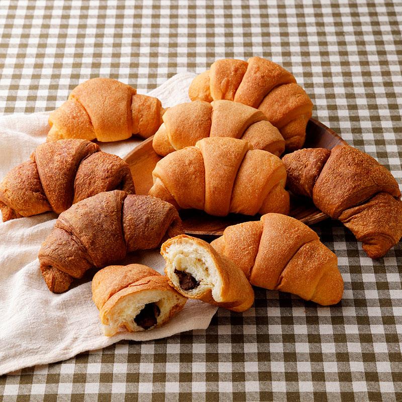 クロワッサンセットミニ 3種類9個入 ロングライフパン コモパン 長期保存パン クロワッサン 非常食 お歳暮 ぱん ギフト | 