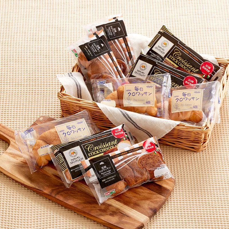 クロワッサンセットミニ 3種類9個入 ロングライフパン コモパン 長期保存パン クロワッサン 非常食 お歳暮 ぱん ギフト |  | 01