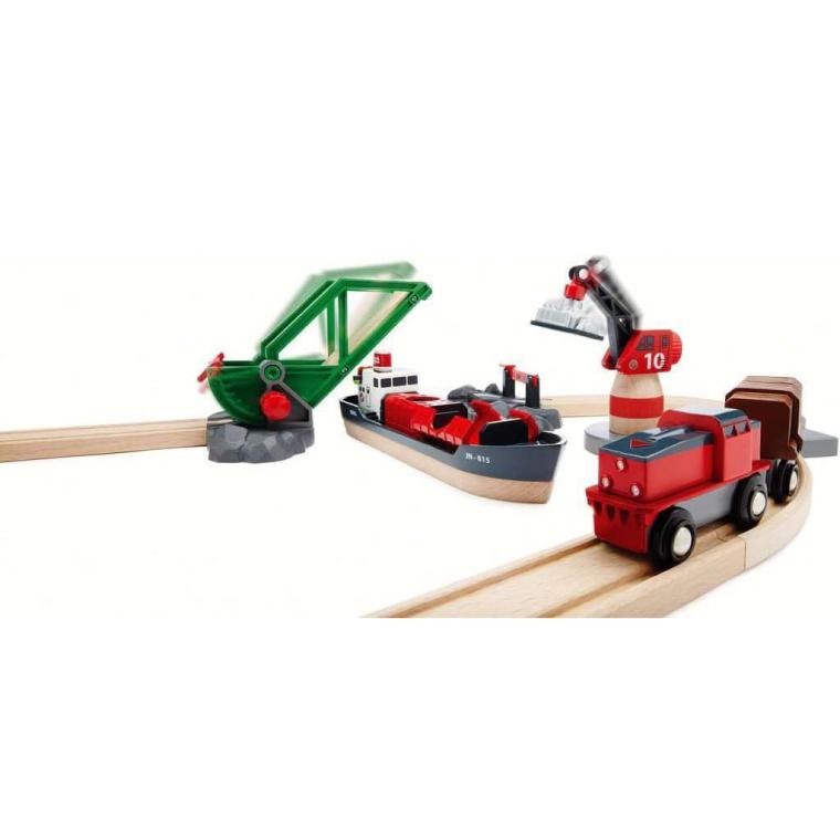 BRIO（ブリオ） ＼おまけ付き／木のおもちゃ 木製 レールセット カーゴ