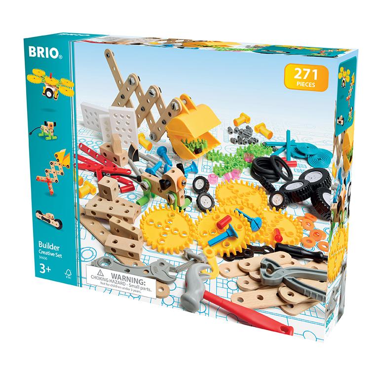 ＼おまけ付き／木のおもちゃ 工具 ブロック BRIO ビルダー クリエイティブセット2　プレゼント ギフト 孫の日 FSC認証 おうち時間 子供の画像