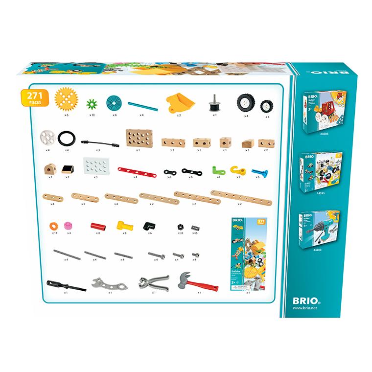 ＼おまけ付き／木のおもちゃ 工具 ブロック BRIO ビルダー クリエイティブセット2　プレゼント ギフト 孫の日 FSC認証 おうち時間 子供の画像